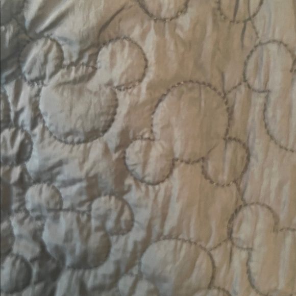 Disney Mickey Mouse Quilted Fleece Jacket Ears Embroidered Puffer Size 3X Black - Picture 6 of 15